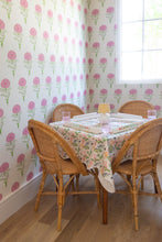 Load image into Gallery viewer, Scalloped Square Game Table Topper | Waterlily