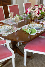 Load image into Gallery viewer, Square Scalloped Placemat | Waterlily