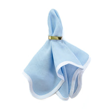 Load image into Gallery viewer, Linen Scalloped Square | Cornflower Blue