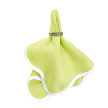 Load image into Gallery viewer, Linen Scalloped Square | Lime