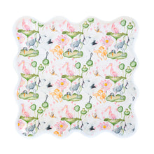Load image into Gallery viewer, Square Scalloped Placemat | Waterlily