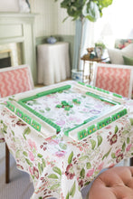 Load image into Gallery viewer, Scalloped Square Table Topper | Floral Chintz