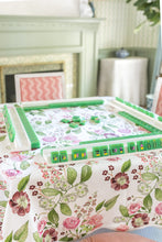 Load image into Gallery viewer, Scalloped Square Table Topper | Floral Chintz
