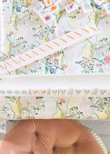 Load image into Gallery viewer, Scalloped Square Table Topper | Pink Pagoda | PRE-ORDER