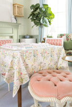Load image into Gallery viewer, Scalloped Square Table Topper | Pink Pagoda | PRE-ORDER