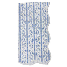 Load image into Gallery viewer, Scalloped Square Game Table Topper | Winter Toile