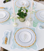 Load image into Gallery viewer, Linen Scalloped Square | Sage Green