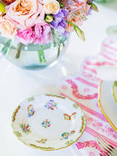 Load image into Gallery viewer, Square Scalloped Placemat | Boxwood Garden - Rose