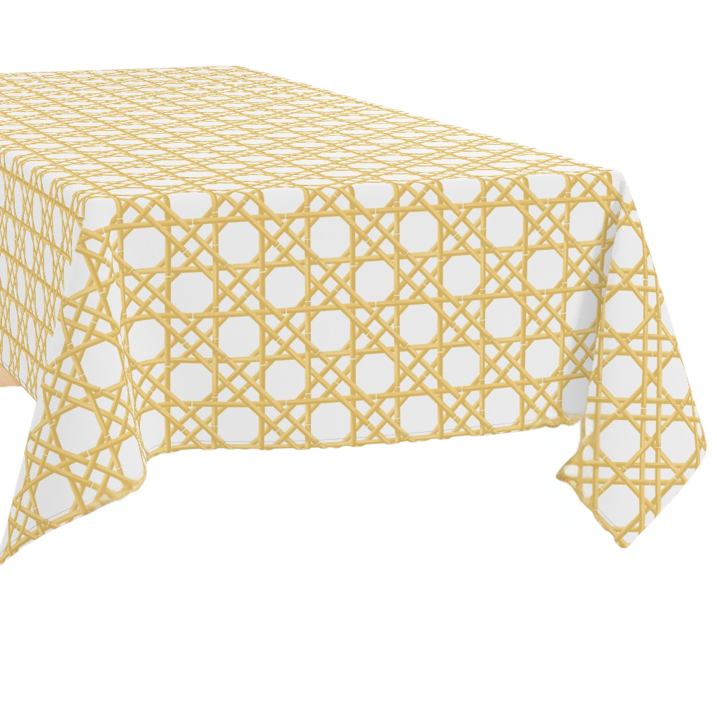 Rectangle Tablecloth | Gold Cane