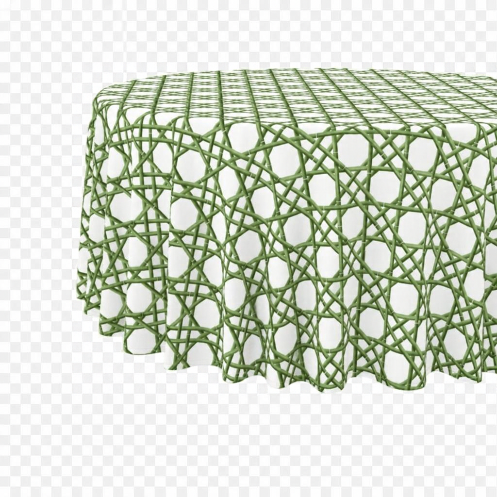 Round Tablecloth | Green Cane