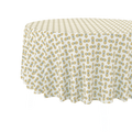 Round Tablecloth | Yellow Lotus Flower