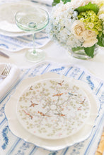 Load image into Gallery viewer, Round Scalloped Placemat | Boxwood Garden - Delft Blue
