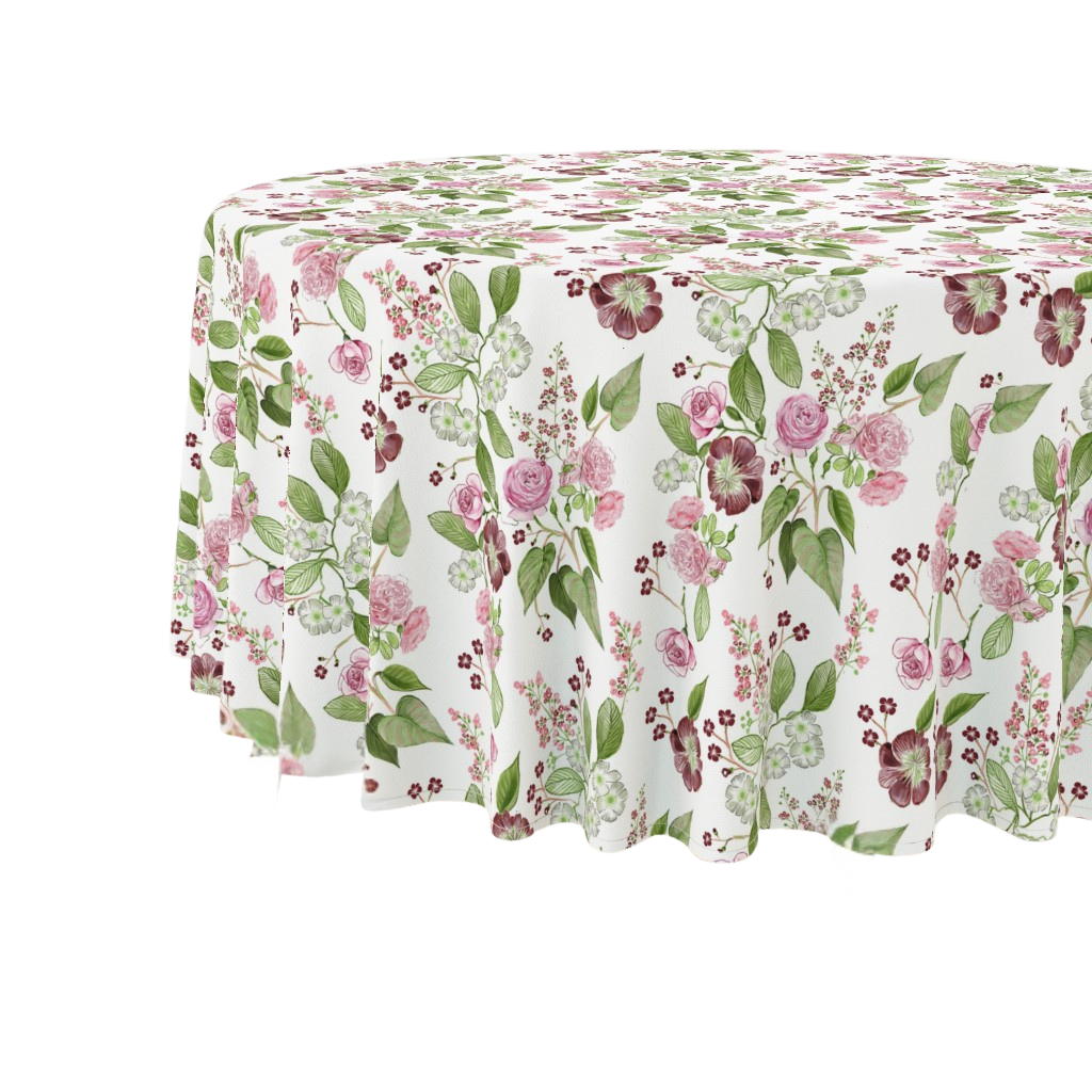 Round Tablecloth | Floral Chintz