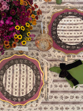 Load image into Gallery viewer, Round Scalloped Placemat | Floral Fête
