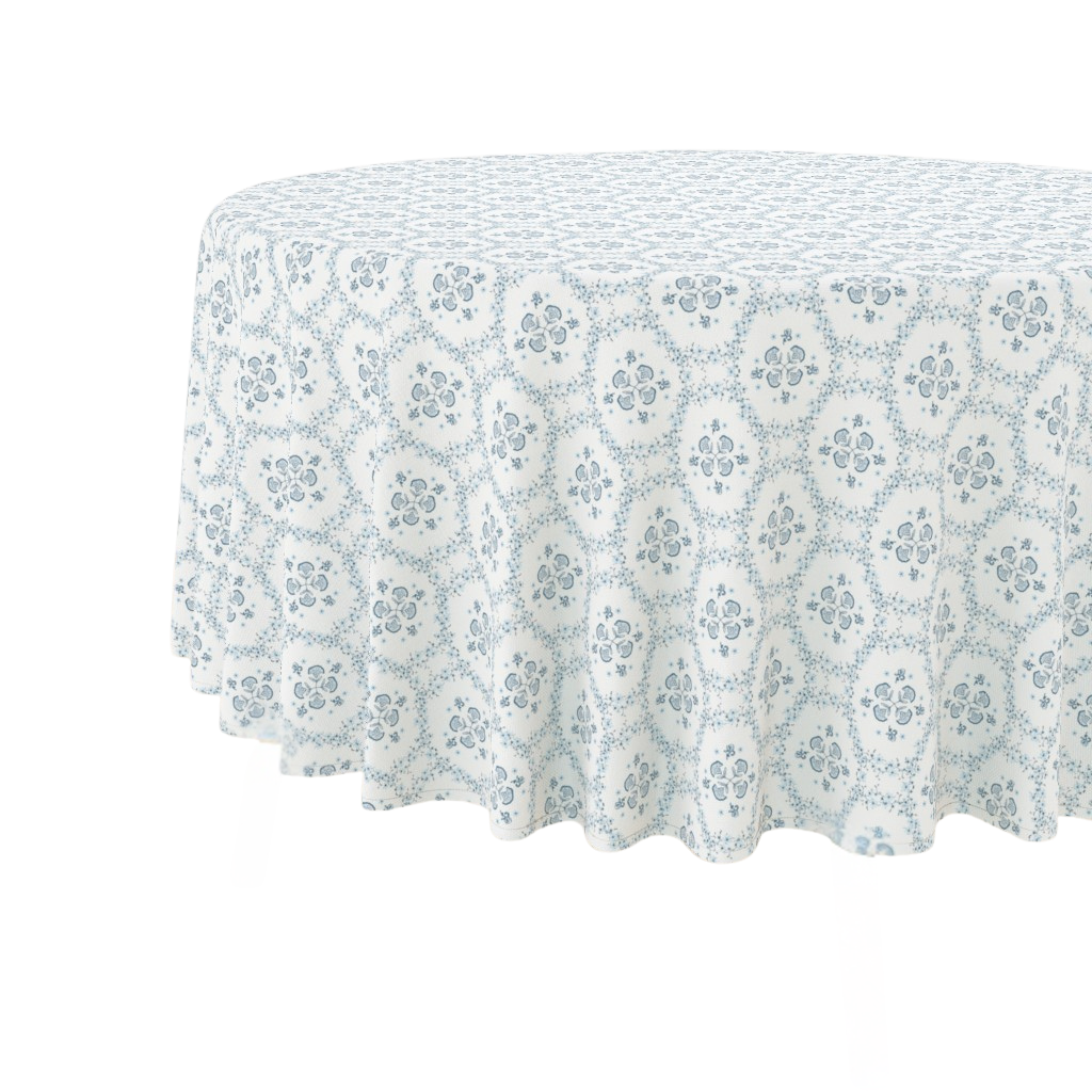 Round Tablecloth | Floral Trellis