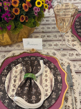 Load image into Gallery viewer, Square Scalloped Napkin | Floral Fête | FINAL SALE
