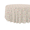 Round Tablecloth | Pink Jardin de Fleurs