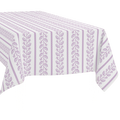 Rectangle Tablecloth | Lilac Botanical Stripe