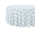 Round Tablecloth | Blue Bamboo Chain