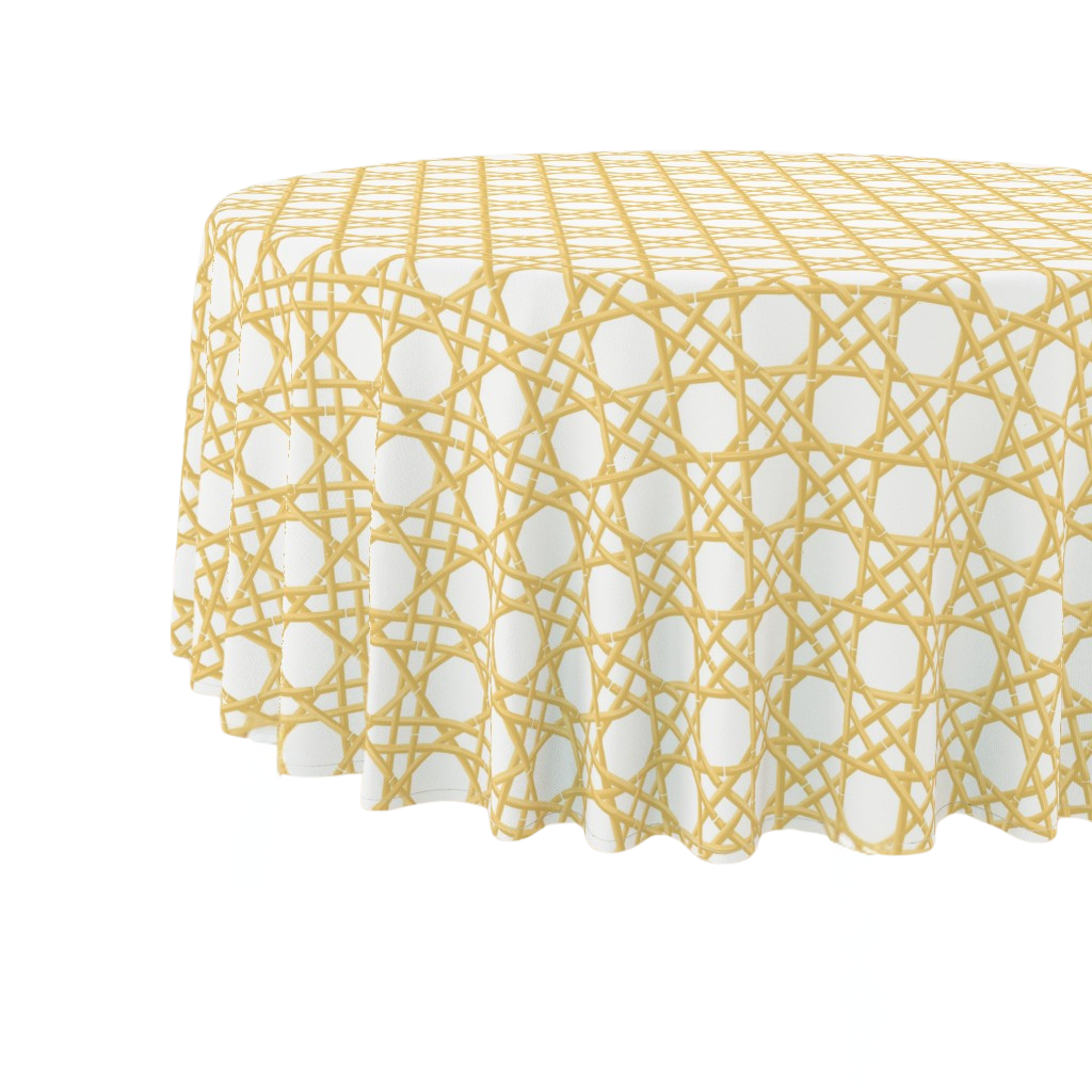 Round Tablecloth | Gold Cane