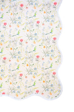 Load image into Gallery viewer, Scalloped Square Game Table Topper | Jardin de Fleurs - Pink
