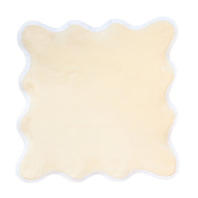 Load image into Gallery viewer, Linen Scalloped Square | Buttercup Yellow
