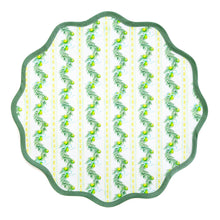 Load image into Gallery viewer, Round Scalloped Placemat | In a Pear Tree
