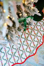 Load image into Gallery viewer, Scalloped Tree Skirt | Carol of the Bells
