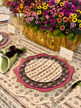 Load image into Gallery viewer, Round Scalloped Placemat | Floral Fête
