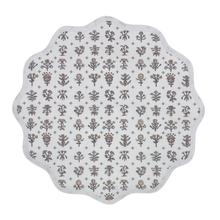 Load image into Gallery viewer, Round Scalloped Placemat | Floral Fête
