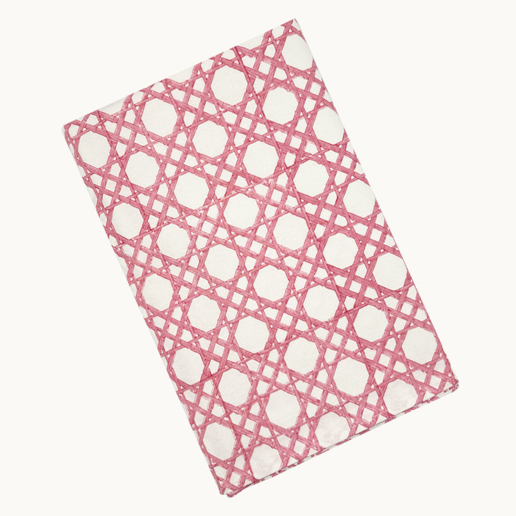 Bamboo Pink Trellis Tablecloth